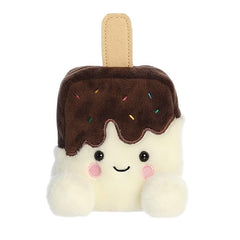 Aurora Palm Pals Dolce Ice Cream Bar plush, side view, vibrant multicolor detail for playful display.