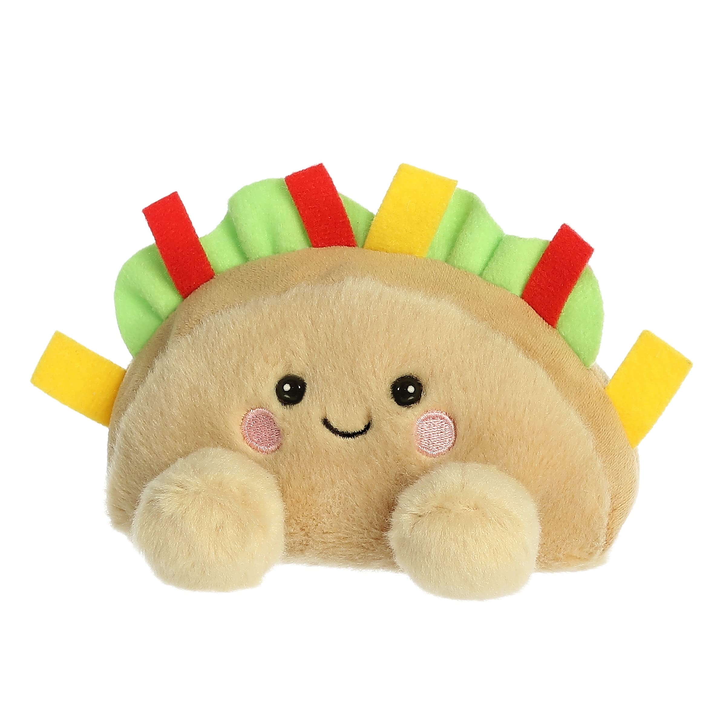Aurora Palm Pals Fiesta Taco plush with bean pellets for stability