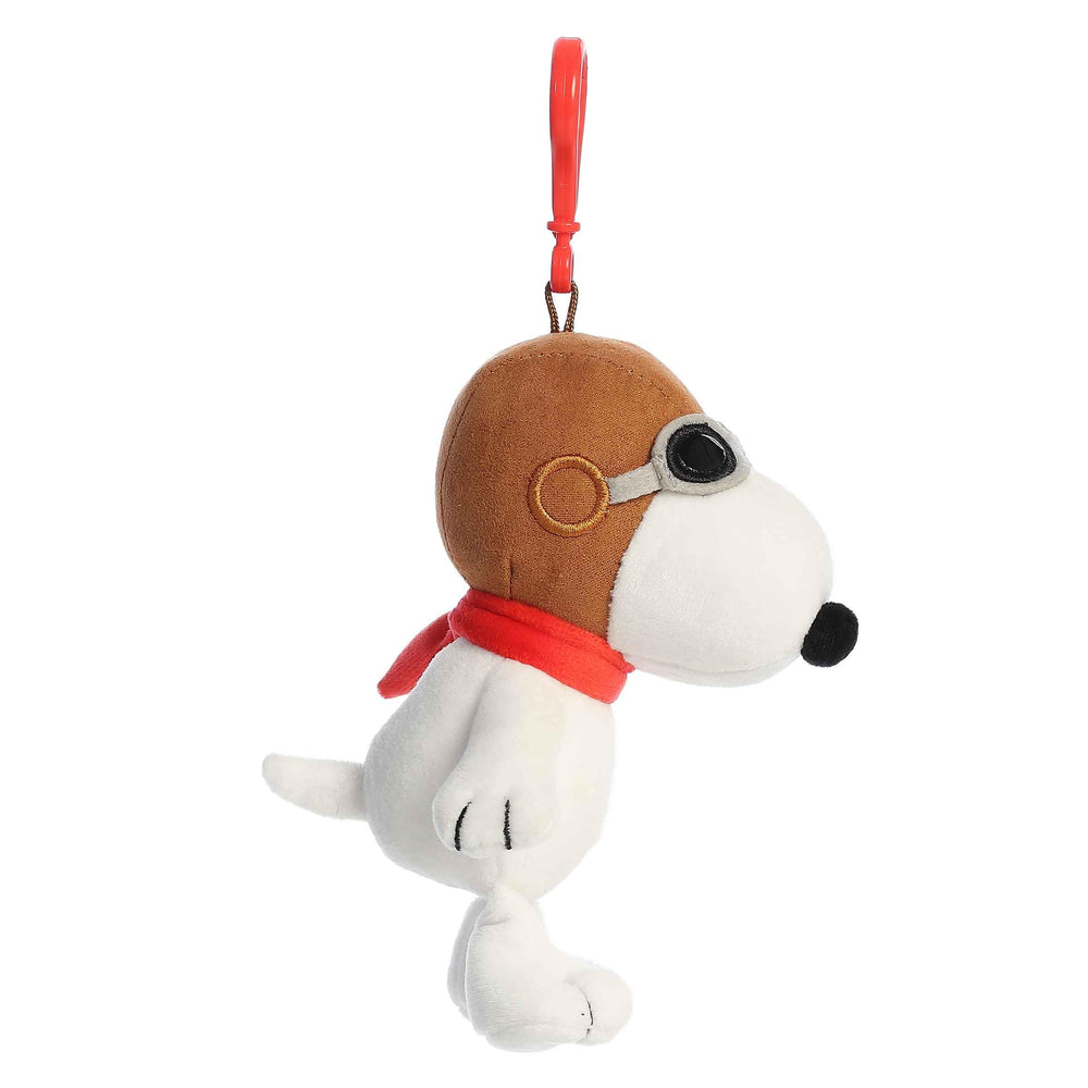 Aurora Peanuts Flying Ace on bag shot; highlights travel-friendly charm.