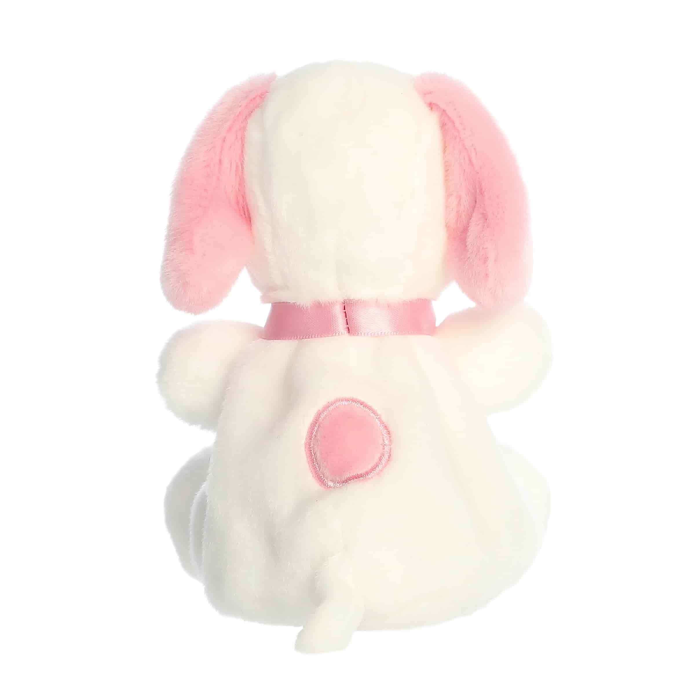 Aurora Snoopy Palm Pal in hand size, ideal for desktop or cuddle.