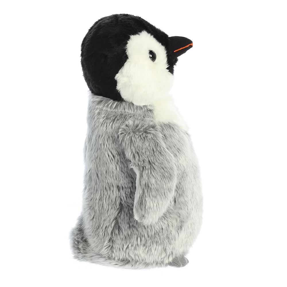 Aurora Penny Penguin Flopsie silky fur texture for petting