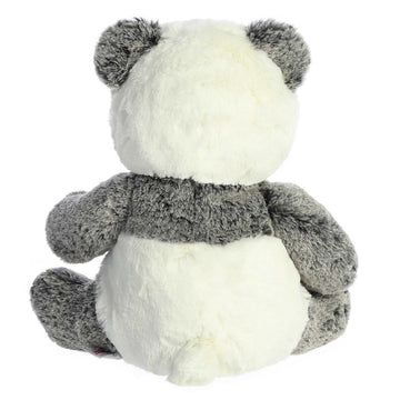 Aurora Ping Panda white plush display shows inviting cuddle appeal.