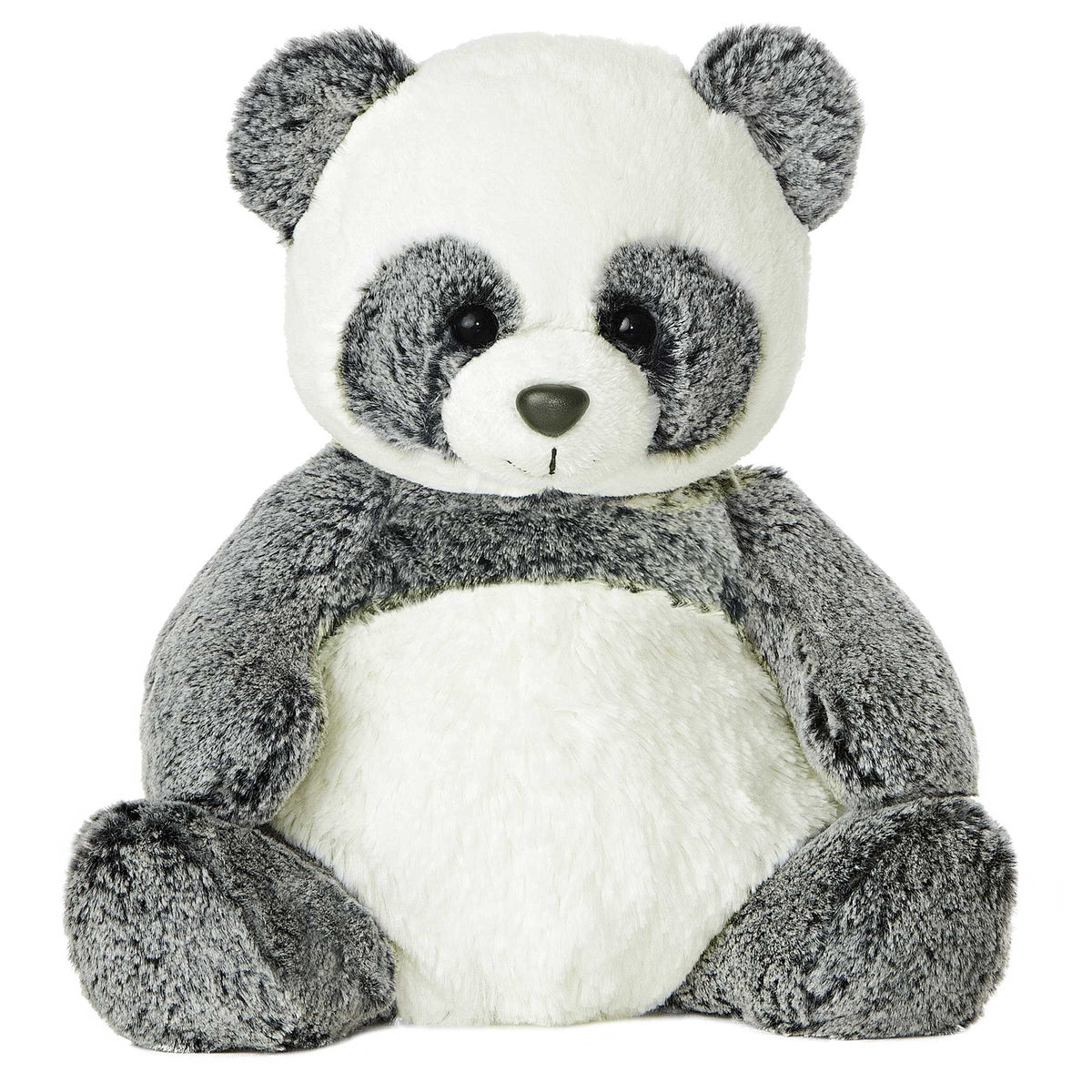 Aurora Ping Panda close-up reveals silky two-tone fur for cozy sensory play.