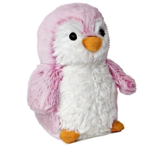 Aurora 6-inch penguin plush with animal facts card, classroom decor and fun