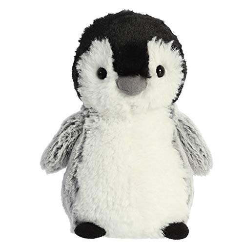 Aurora Pippin Penguin round eyes create a gentle, inviting expression for stories.