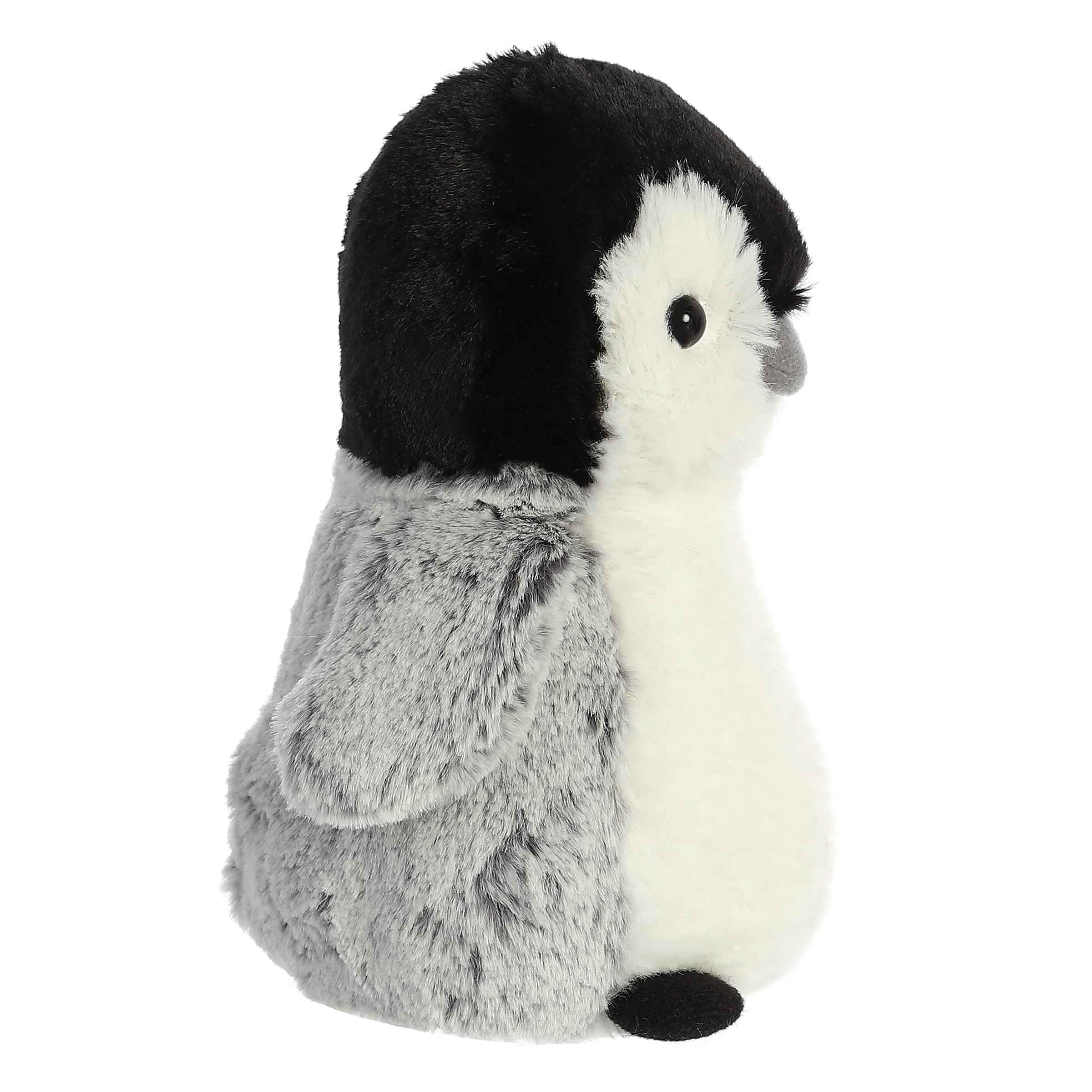 Aurora Pippin Penguin travel-friendly plush fits small hands for adventures.