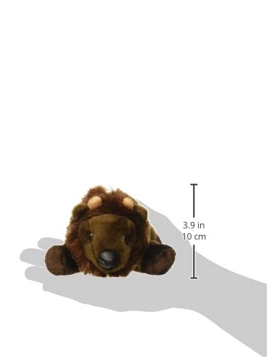 Aurora Plains Mini Bison close-up shows soft fur texture for comforting hugs.