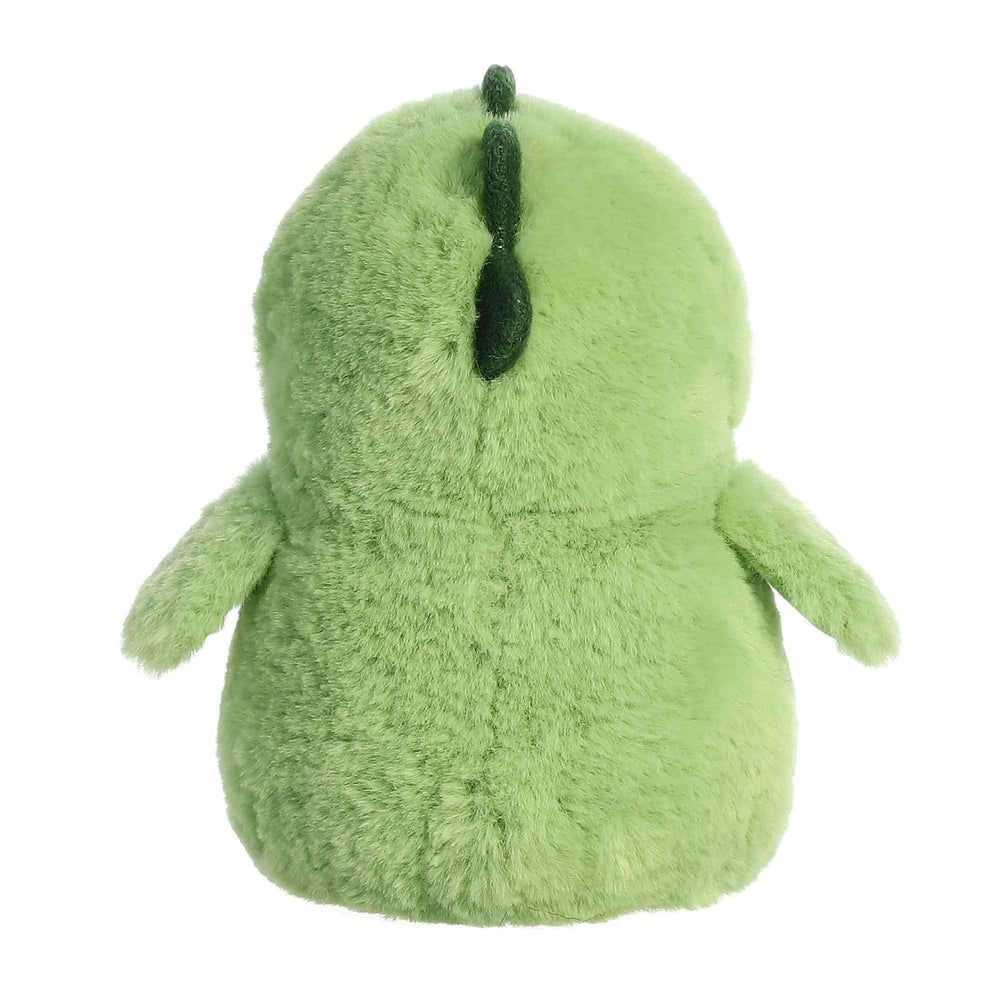 Aurora Pom Pom Penguin Dino plush has a soft, fluffy texture for hugs.