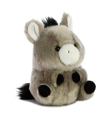 Aurora Playful Rolly Pet Bray Donkey front view plush for cozy companionship.