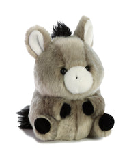 Aurora Playful Rolly Pet Bray Donkey side view shows compact size for travel.