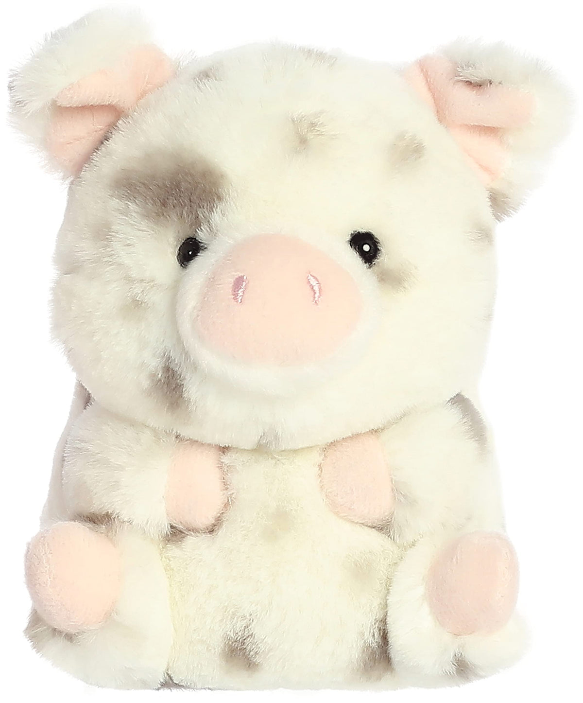 Aurora Playful Rolly Pet Periwinkle Pig rolls along for on-the-go play