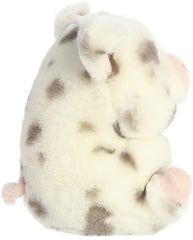 Aurora Playful Rolly Pet Periwinkle Pig paws-up pose for cozy fun