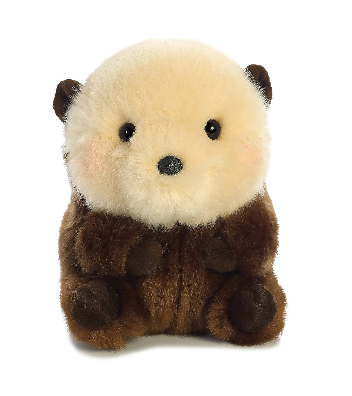 Aurora Playful Rolly Pet Sea Otter front view offers a cheerful, portable companion for travel.
