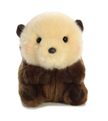 Aurora Playful Rolly Pet Sea Otter front view offers a cheerful, portable companion for travel.