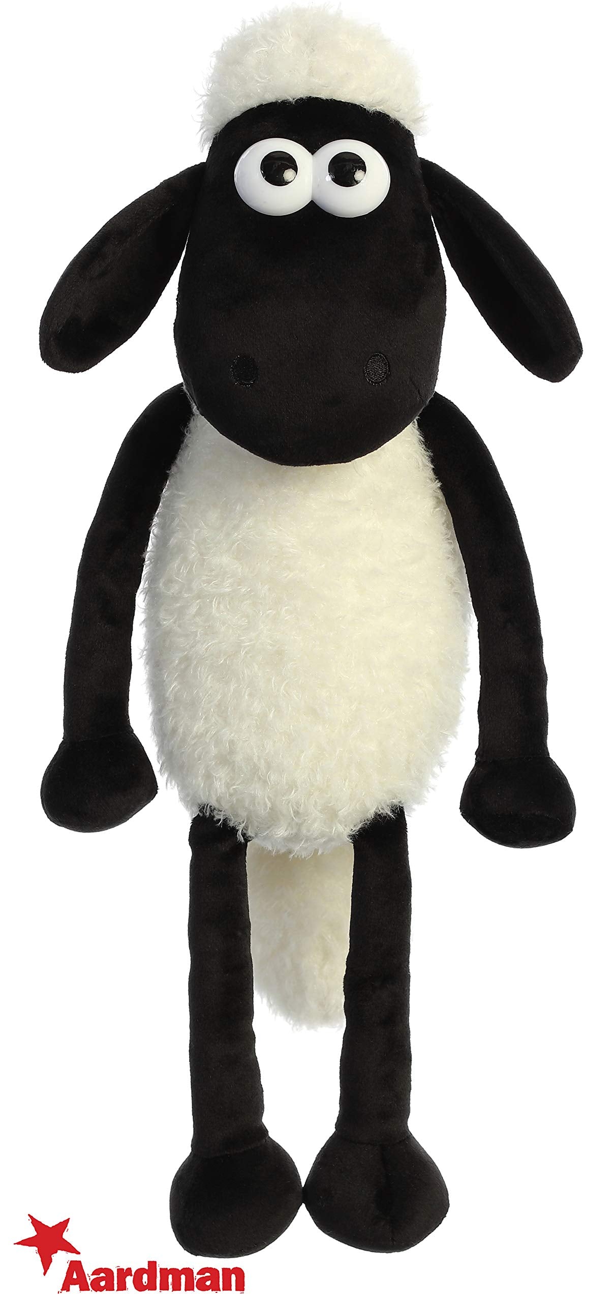 Aurora Shaun the Sheep plush with bean pellets for comforting heft