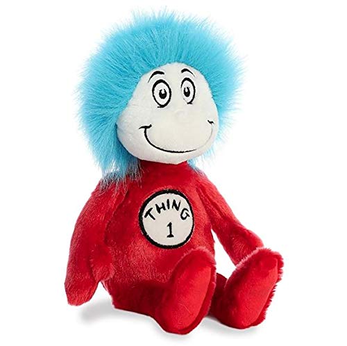 Aurora Thing 1 plush with embroidered features, inviting gentle cuddle time