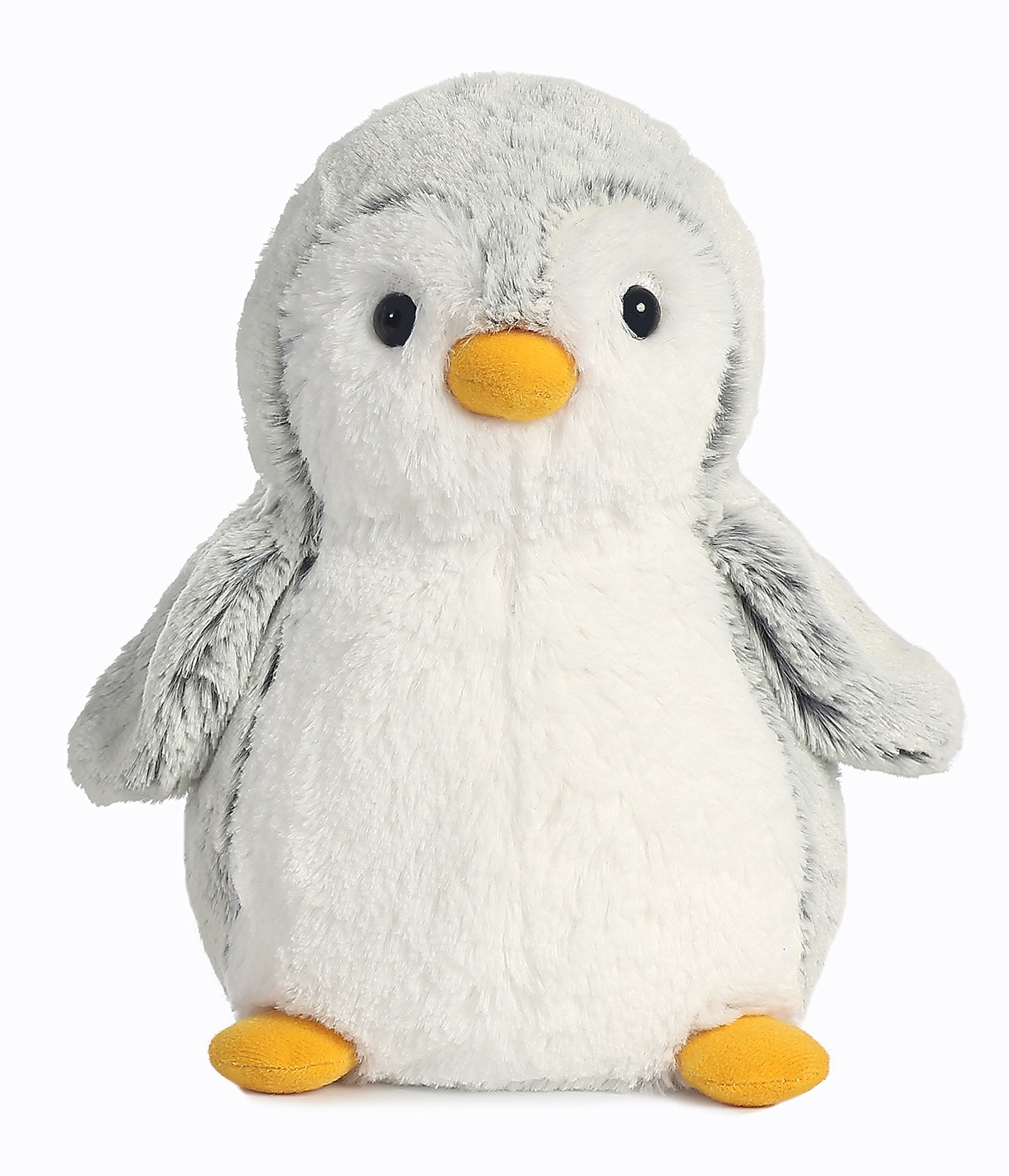 Aurora Pompom Penguin closeup face plush for comforting hugs