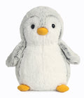 Aurora Pompom Penguin closeup face plush for comforting hugs