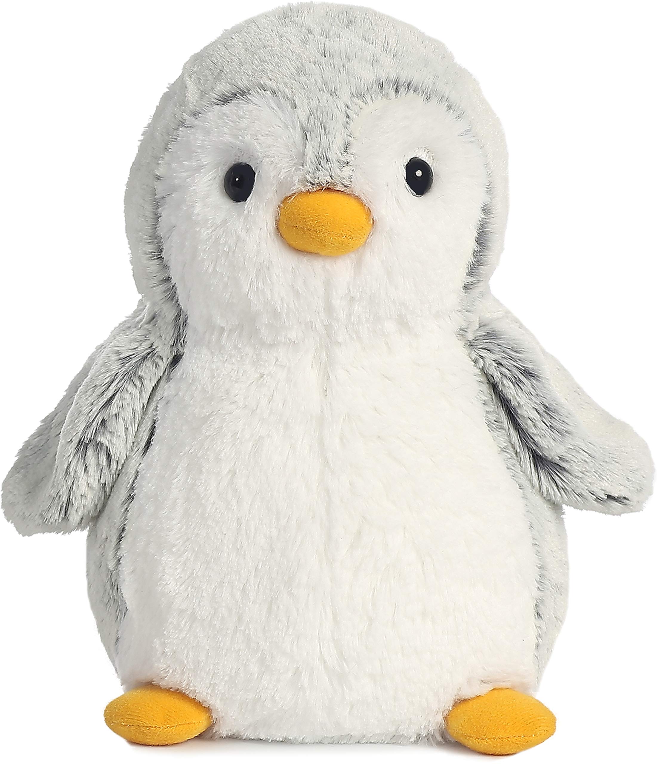 Aurora Pompom Penguin gray gift-ready plush for birthdays