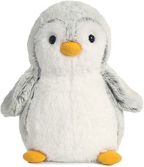 Aurora Pompom Penguin gray gift-ready plush for birthdays