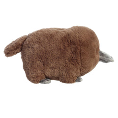 Aurora Pongo Platypus plush in warm brown with grey accents for hugs.