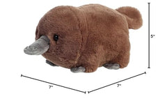 Aurora Pongo Platypus stuffed animal is a compact cuddle buddy.