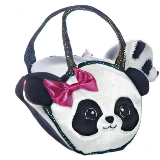 Aurora Pretty Panda plush is removable for role-play adventures.