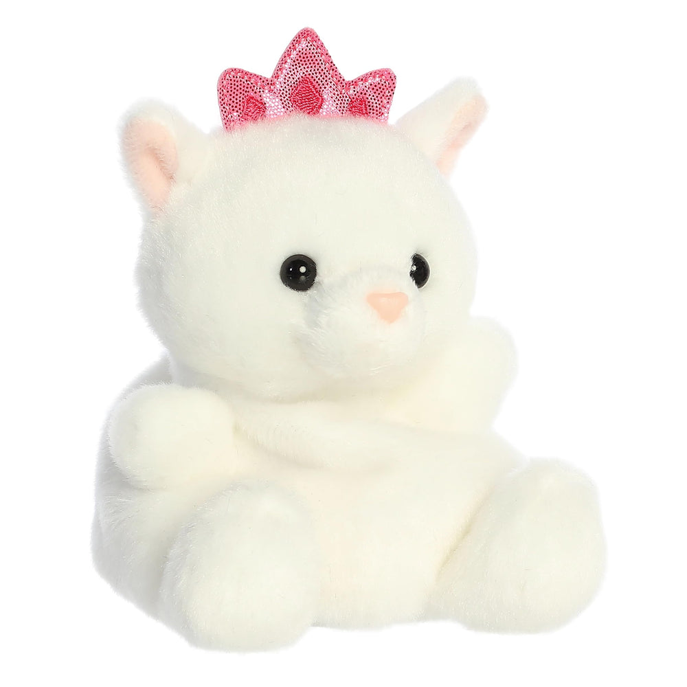 Aurora Priscilla Princess Kitty palm pal on display for cozy room decor.