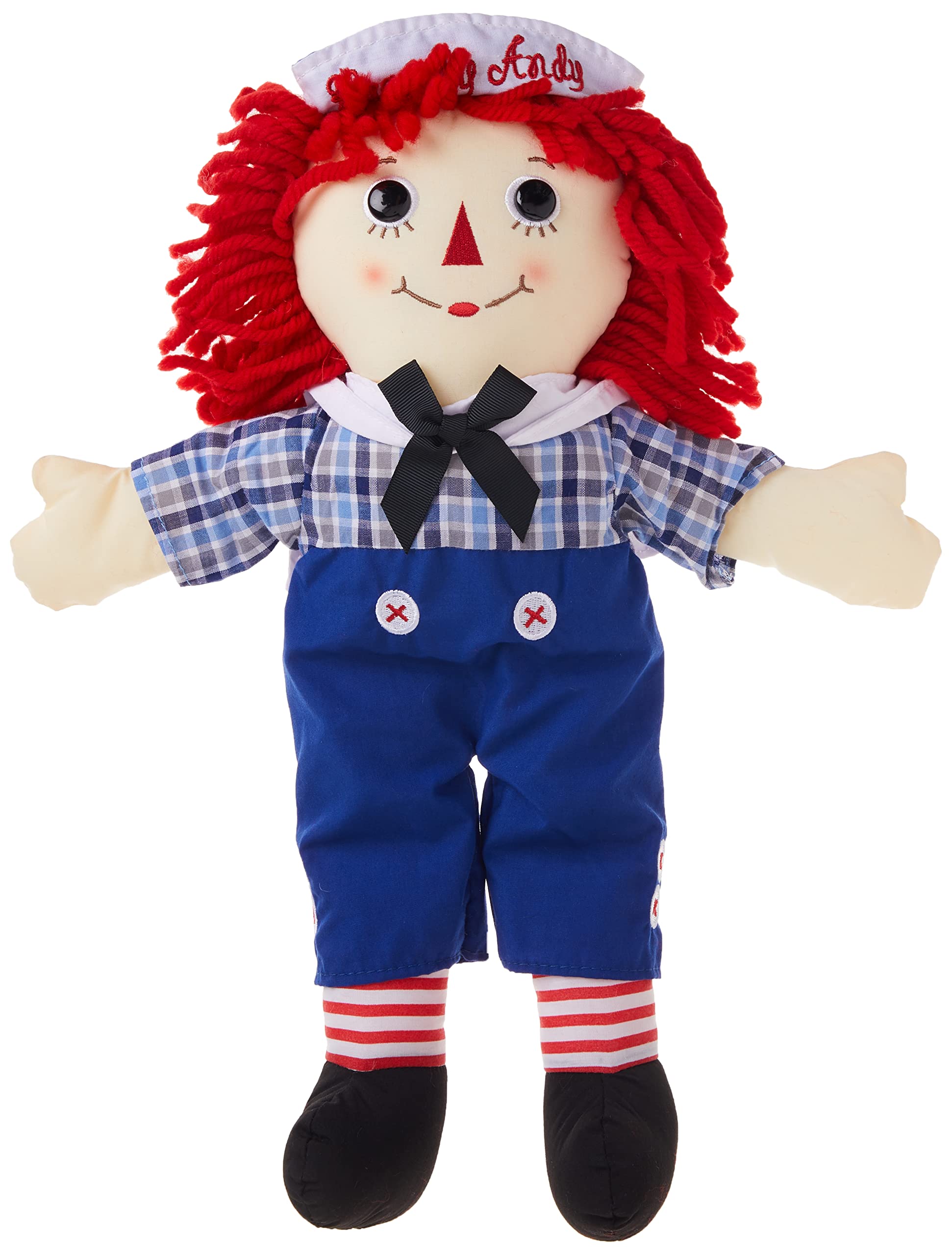 Aurora Raggedy Andy classic doll in vintage clothing for heirloom-style gift.