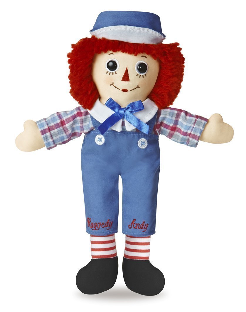 Aurora Raggedy Ann and Andy vintage outfits showcase heirloom-ready fabrics.