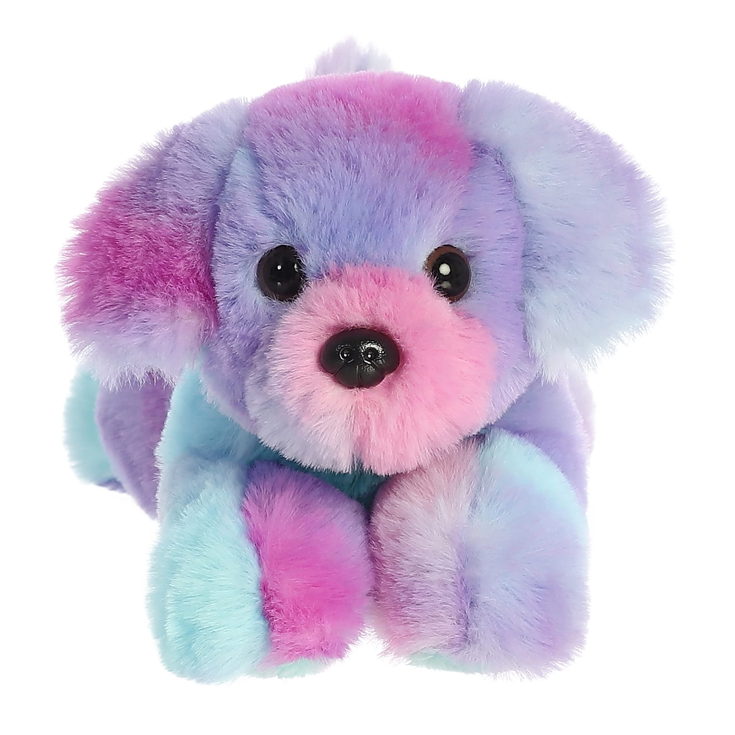 Aurora Rainbow Puppy Mini Flopsie soft plush ideal for on the go adventures