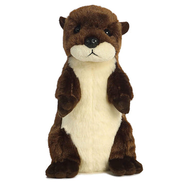 Aurora River Otter Mini Flopsie uses deluxe materials for cloud-like softness.