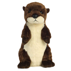 Aurora River Otter Mini Flopsie uses deluxe materials for cloud-like softness.