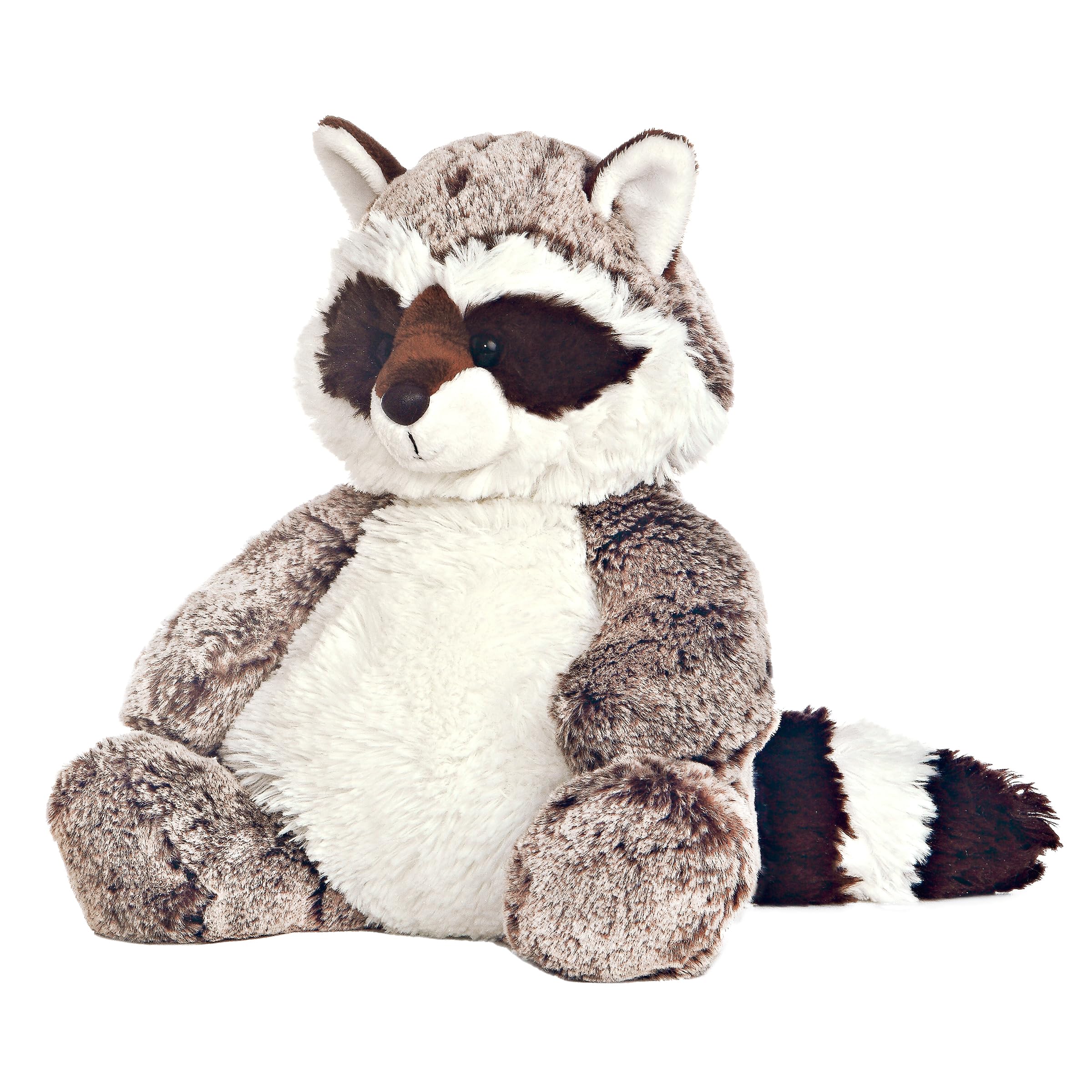 Aurora Rocky Raccoon face-lifelike plush features a friendly expression for storytelling.