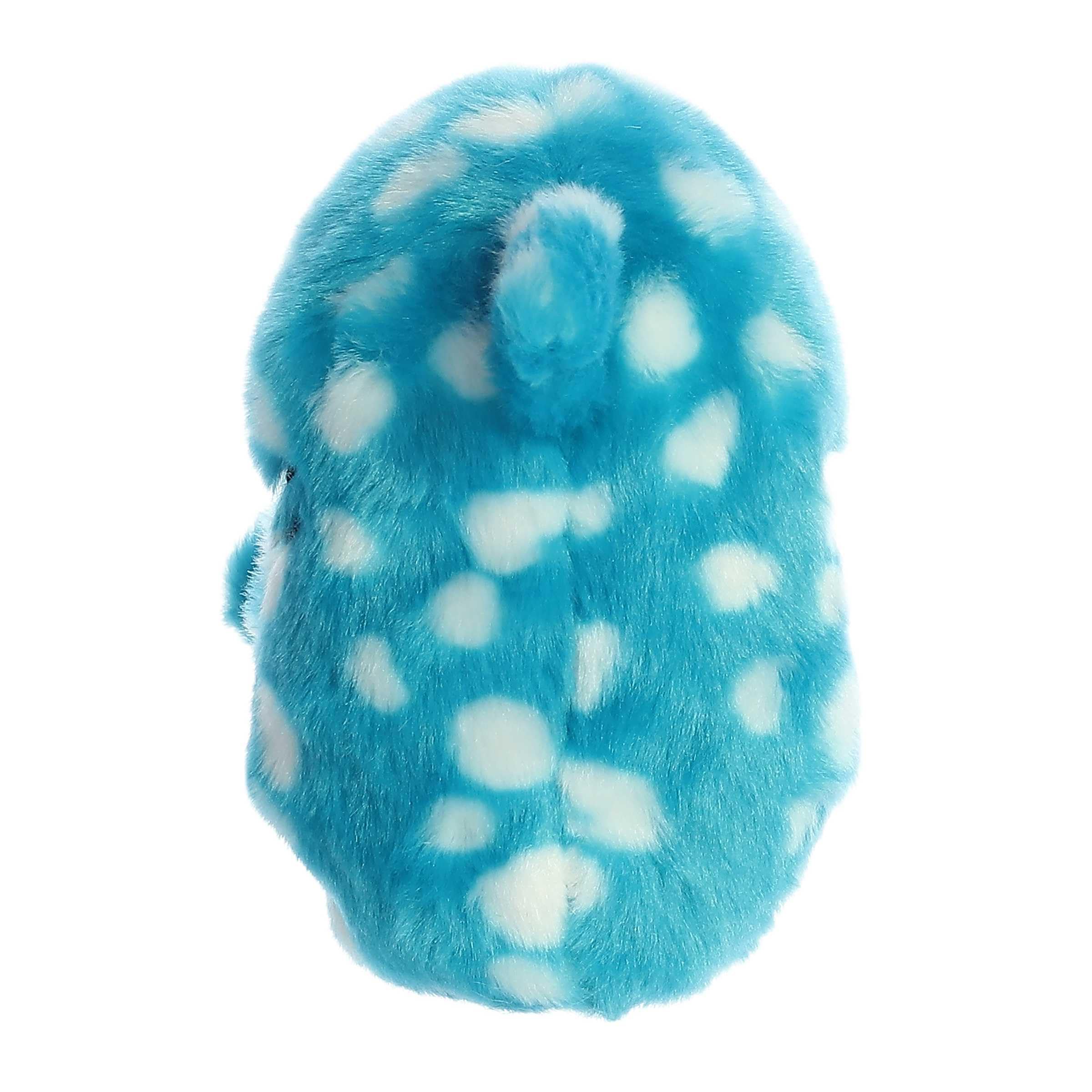 Aurora Willa Whale Shark Round Rolly Pet paws-on-tummy pose invites imaginative cuddle sessions.