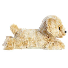 Rusty Retriever plush showing floppy ears ideal for pretend play.