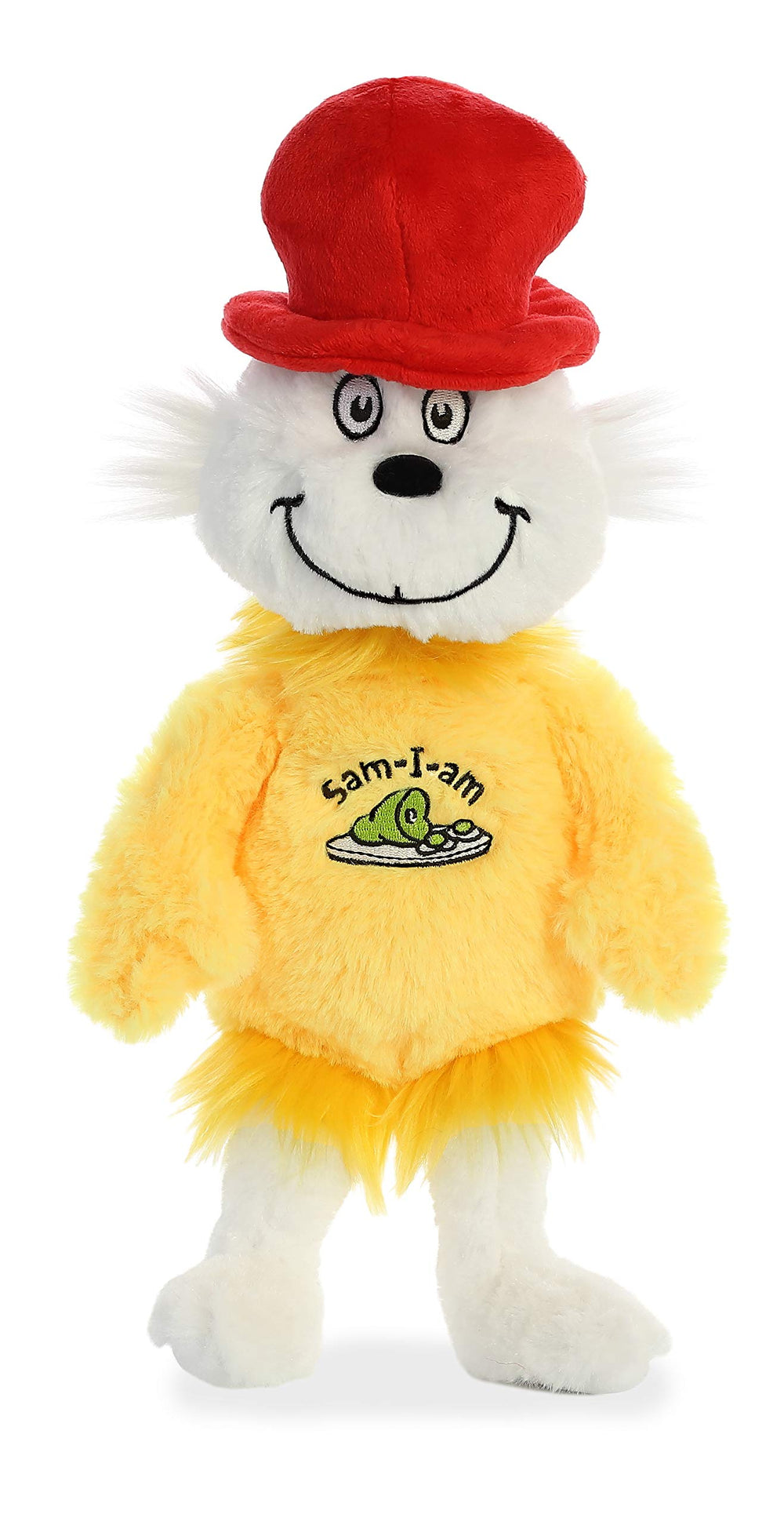 Aurora Sam I Am plush front view in multicolor 12-inch size for imaginative play.