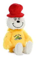 Side view of Aurora Sam I Am plush highlighting compact 12-inch form for cuddling.