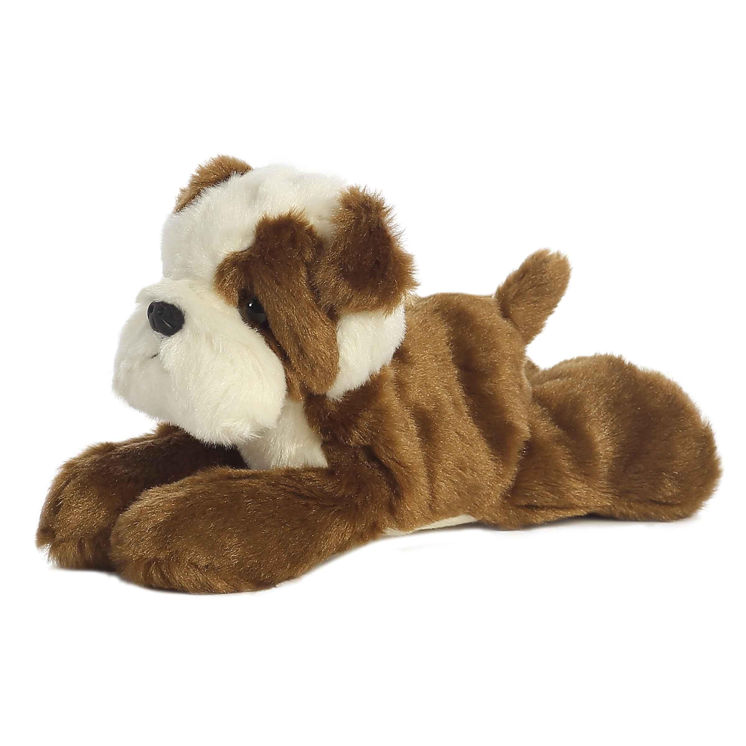 Aurora Semper Fi 8-inch bulldog plush ready for hug and display.