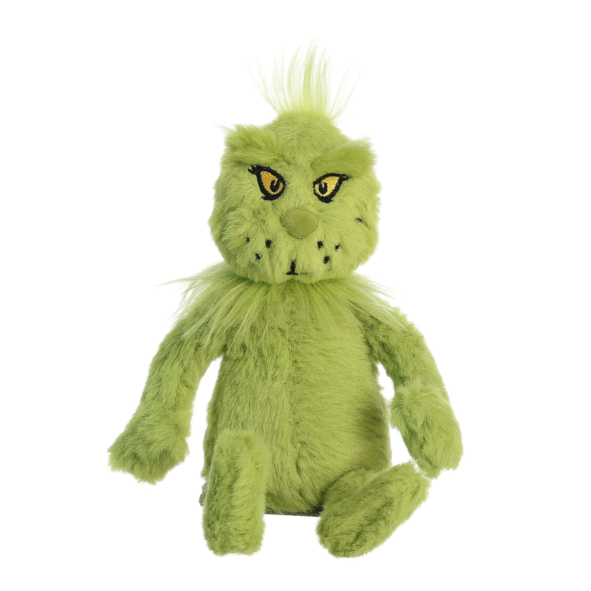 Aurora Shoulderkin Grinch plush magnetic base keeps it securely attached