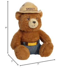 Aurora Smokey Bear plush, perfect woodland décor or nature-loving gift.