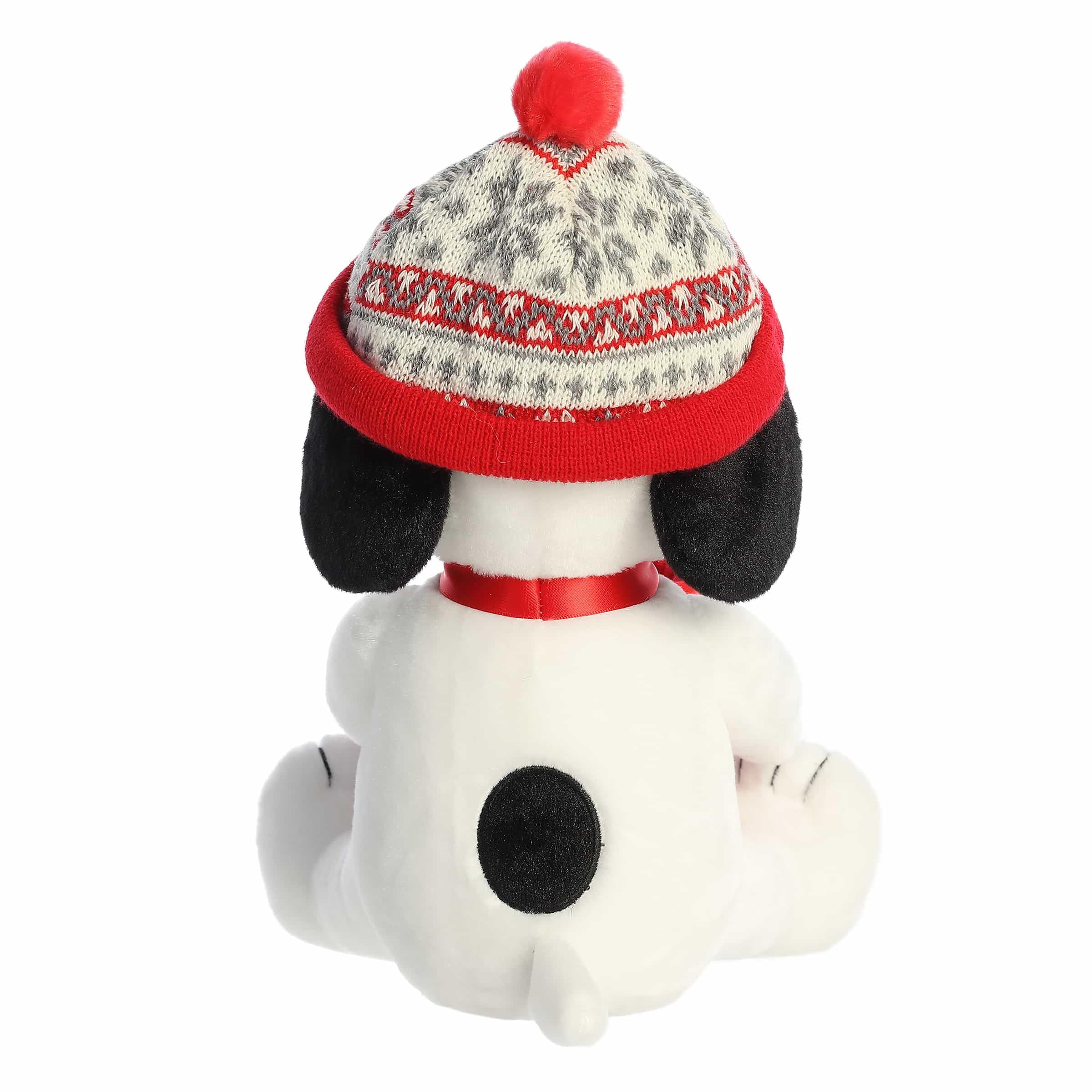 Aurora Snoopy fluffy 12-inch stuffed toy, soft and durable for years of play.