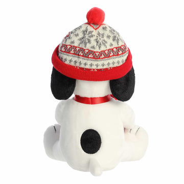 Aurora Snoopy fluffy 12-inch stuffed toy, soft and durable for years of play.