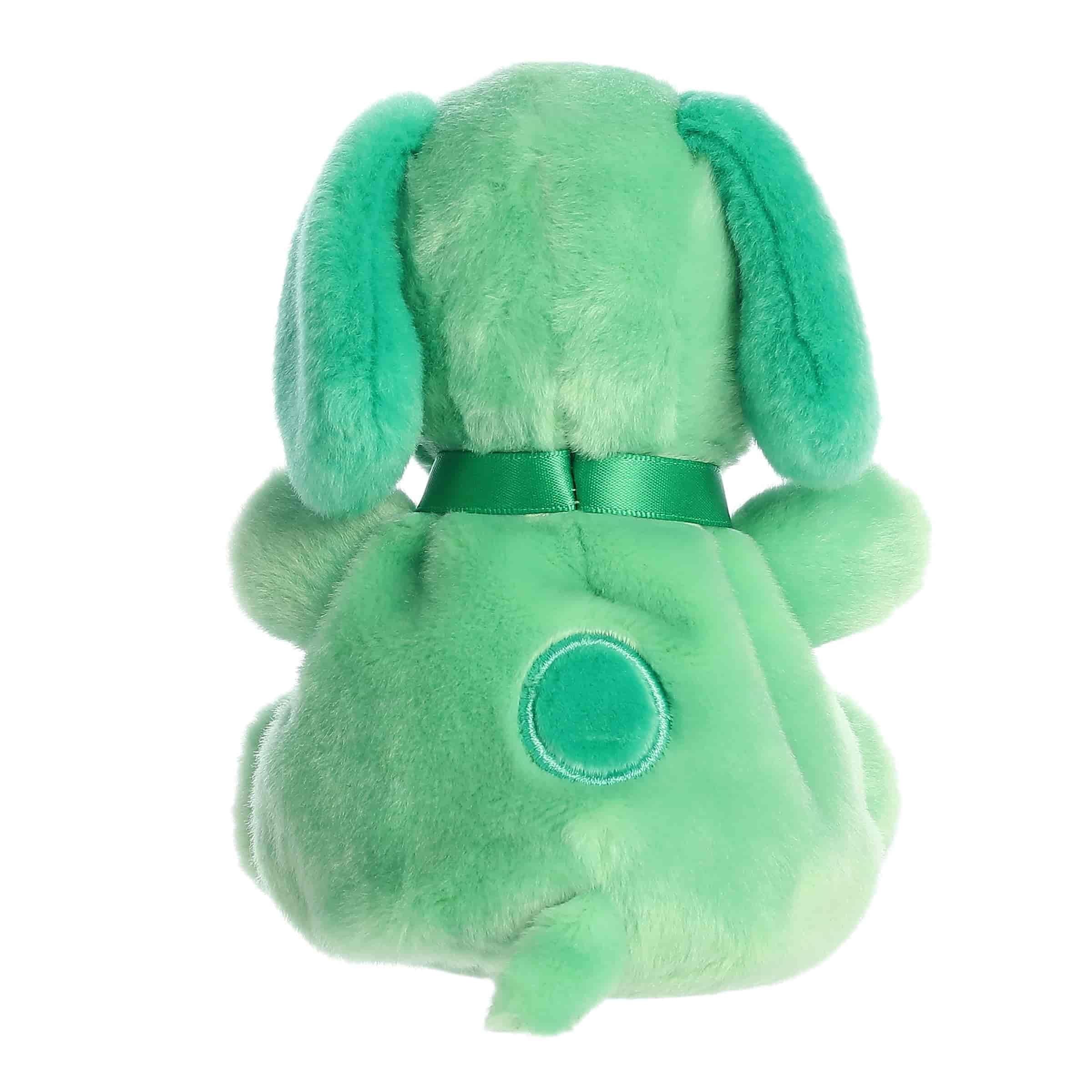 Green Snoopy on display adds nostalgia to nurseries and cozy collections.