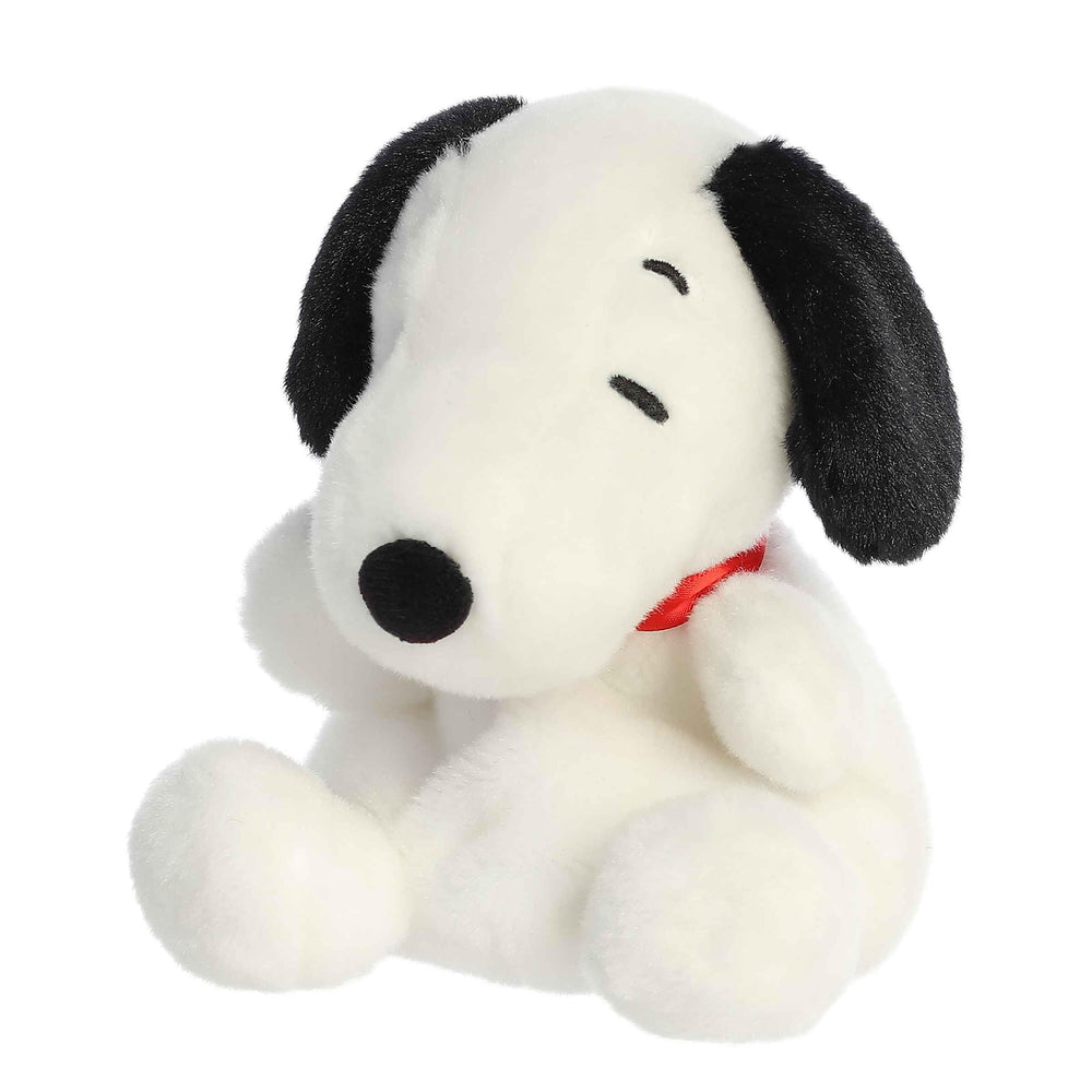 Aurora Snoopy Palm Pals feature iconic ears and soft fur for fun moments.