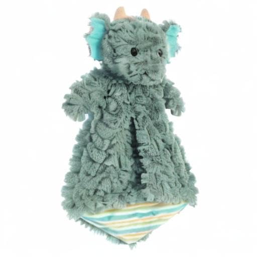 Aurora Jaxon dragon plush blanket-ready design supports calm crib routines.