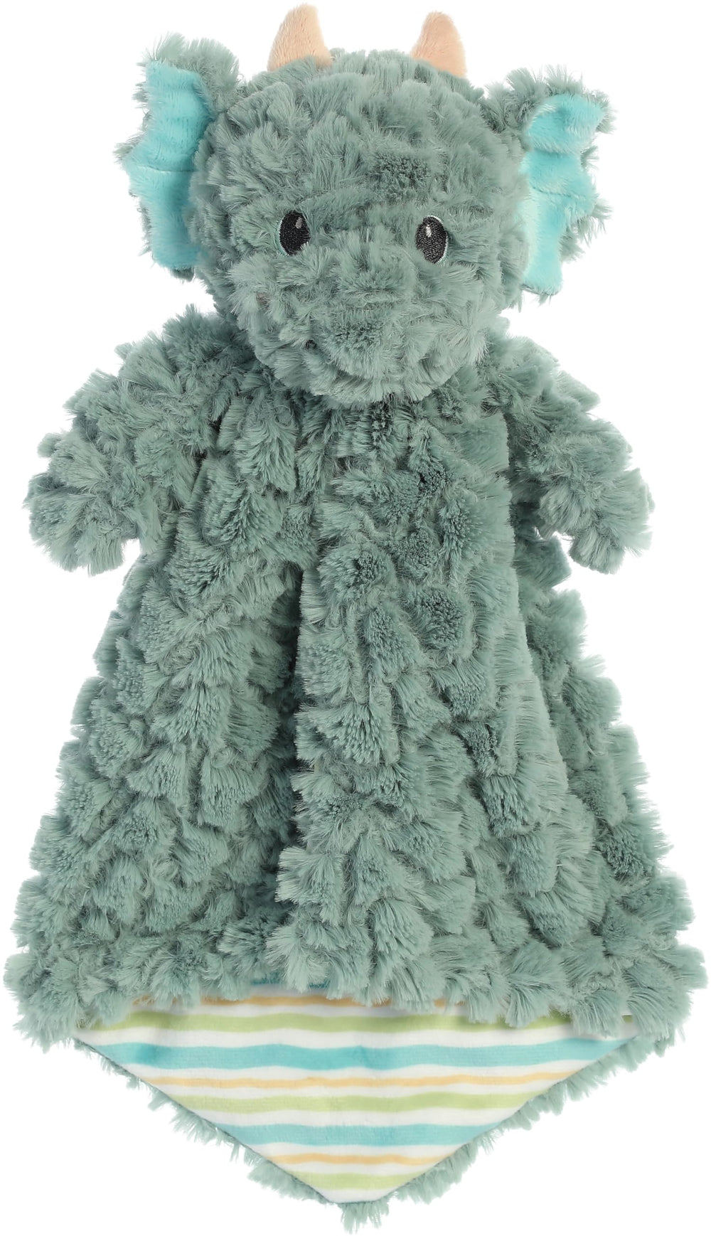 Aurora Jaxon dragon plush face close-up for soothing snuggles.