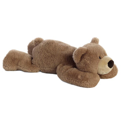 Aurora Snuggly Hugga-Wug Bear eye detail showcases secure design for safe play.