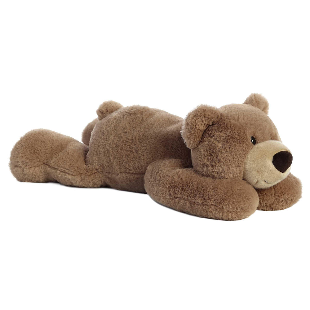 Aurora Snuggly Hugga-Wug Bear full view shows inviting cuddle-ready silhouette.