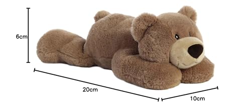 Aurora Snuggly Hugga-Wug Bear size reference indicating a roomy 20-inch length for sharing hugs.